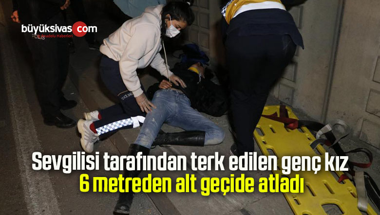 alt geçide atladı