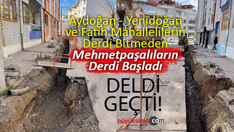 Mehmetpaşa Mahallesinde yollar delik deşik oldu