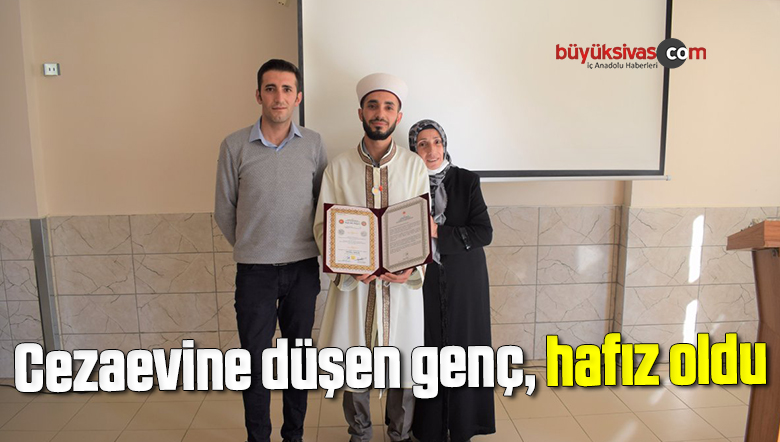 Cezaevine düşen genç, hafız oldu