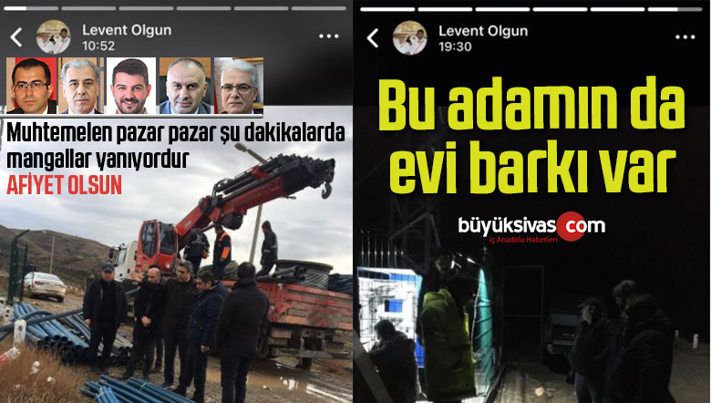Sivas Belediye Başkan Yardımcısı Levent Olgun ve ekibi günlerdir uyumuyor
