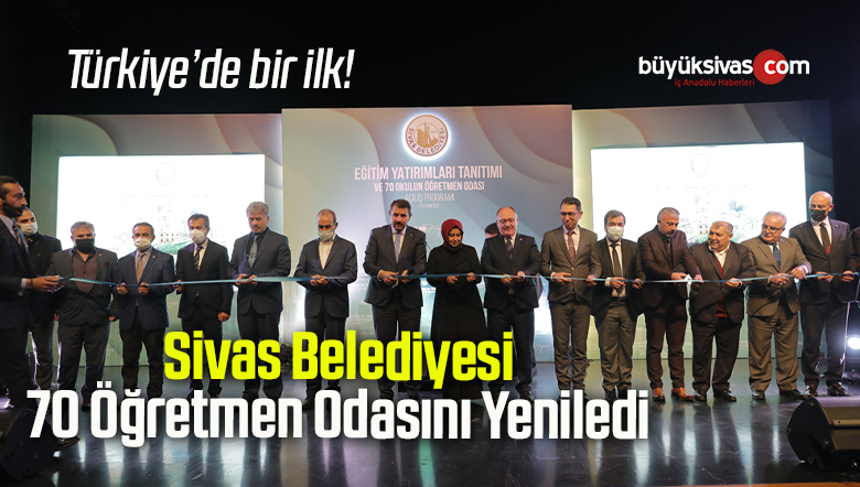 Başkan Bilgin Yenilenen 70 Öğretmen Odasının Açılışını Yaptı