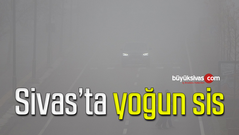 Sivas’ta yoğun sis