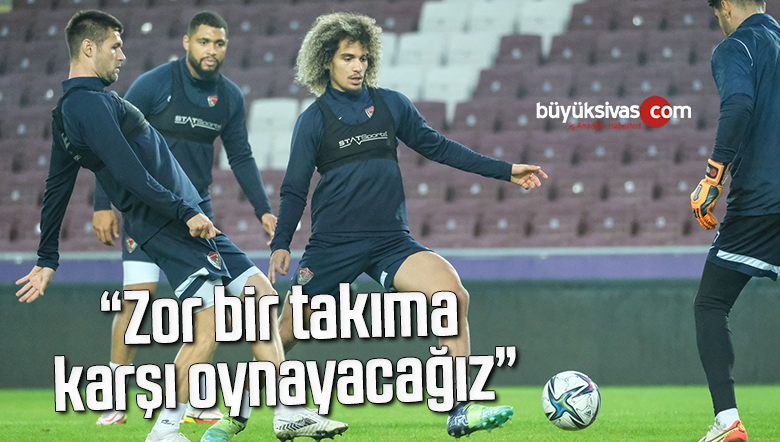 Ömer Erdoğan: “Zor bir takıma karşı oynayacağız”