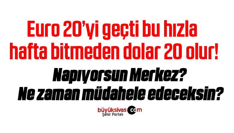 Euro 20 TL’yi gördü