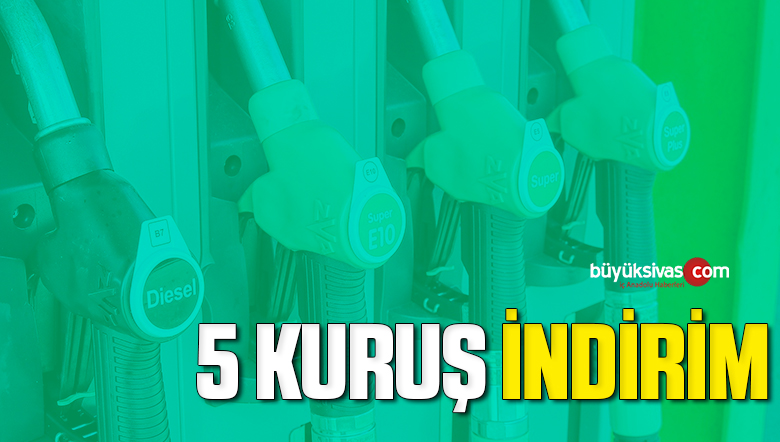 Otogaza 72, motorine 5 kuruş indirim