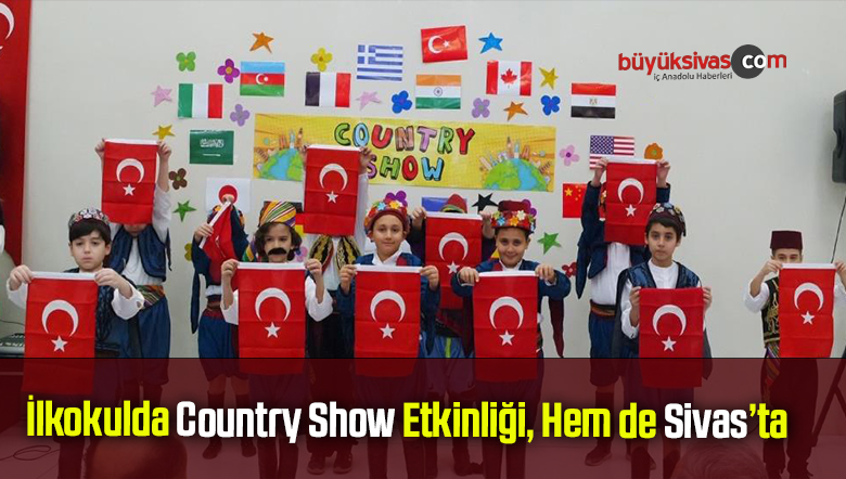 İlkokulda Country Show etkinliği