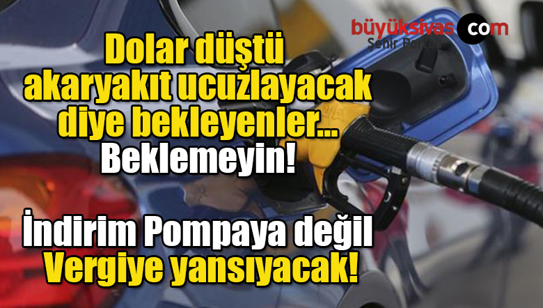 Akaryakıt fiyatlarında kura bağlı indirimler  pompaya değil ÖTV’ye yansıyacak