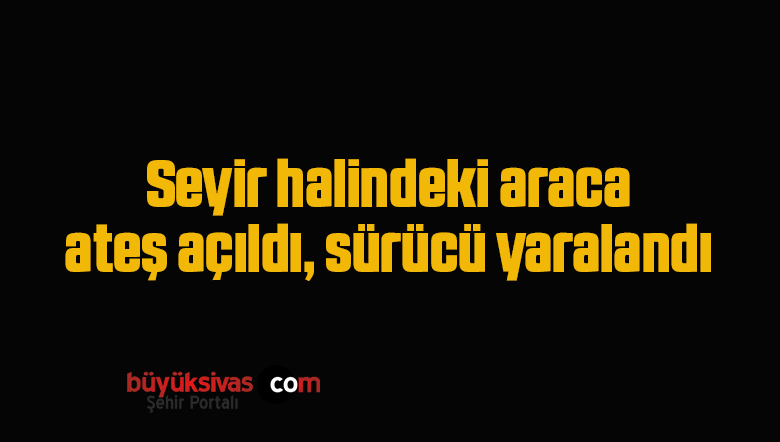 araca silahlı saldırı