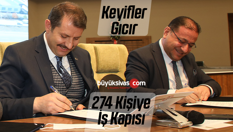 Sivas’ta 274 Kişiye İş Kapısı Oldu
