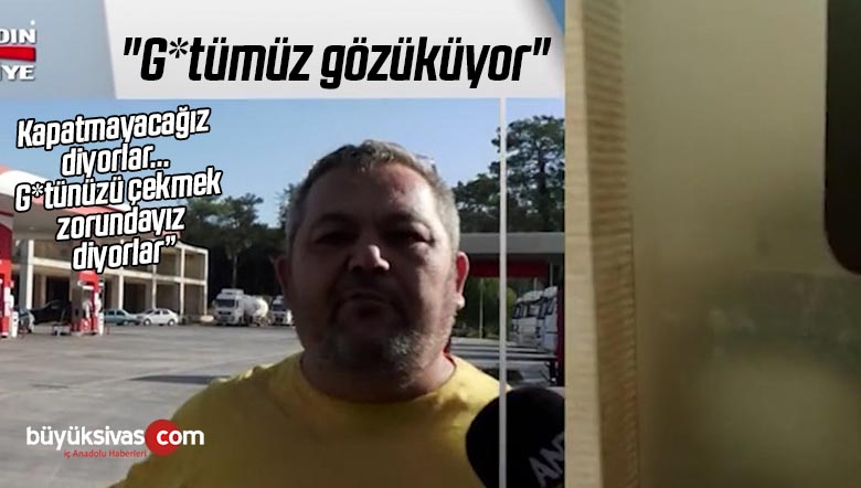 Benzinlikte bulunan tuvalete “G*tümüz gözüküyor” isyanı