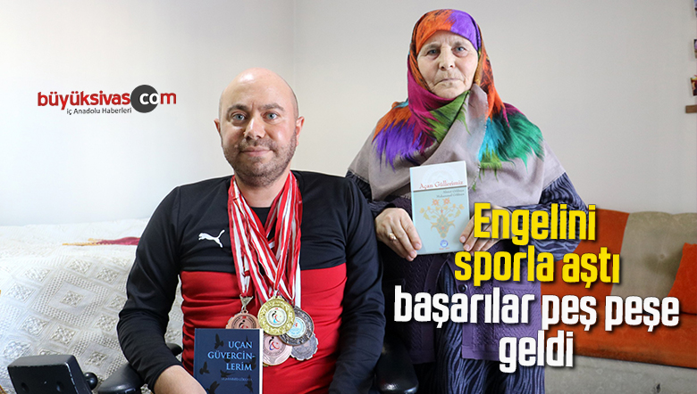 Engelini sporla aştı, başarılar peş peşe geldi