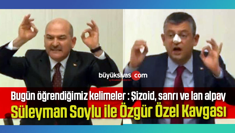 TBMM’deki Süleyman Soylu ile Özgür Özel Kavgası