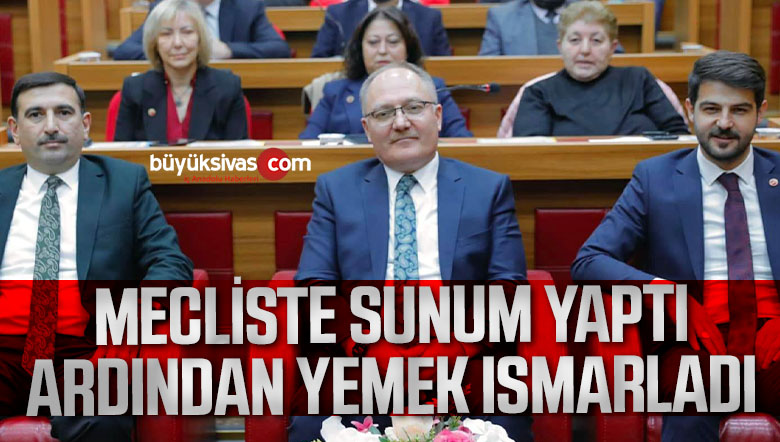 sunum yaptı