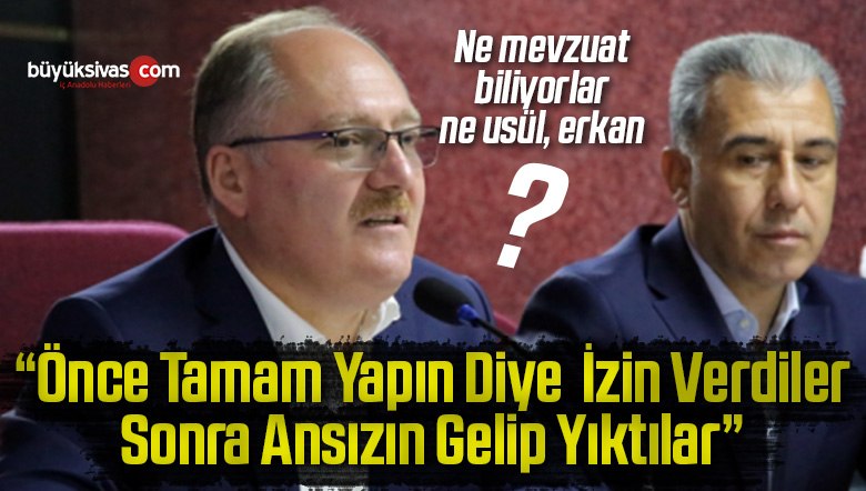 Sivas’ta Belediye de Mevzuat Bilmeyen İsimler mi Görev Yapıyor?