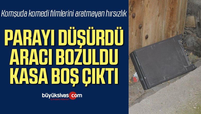 Komedi filmlerini aratmayan hırsızlık olayı