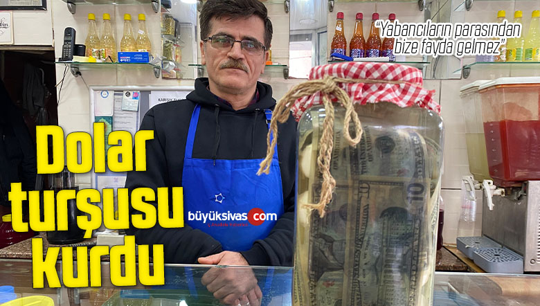 Turşucudan ekonomik saldırılara ilginç tepki