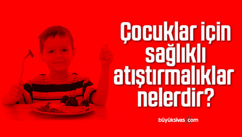 Çocuklar için sağlıklı atıştırmalıklar nelerdir?