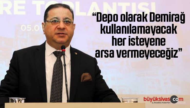 Eken “Her isteyene arsa yok! Depo olarak Demirağ kullanılamayacak!”