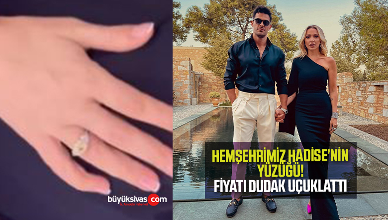 Hadise'nin yüzüğü