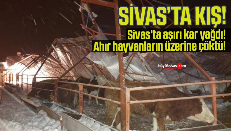 SİVASTA AHIR ÇÖKTÜ