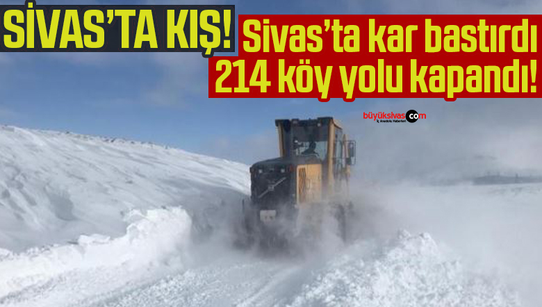 SİVAS'TA KIŞ