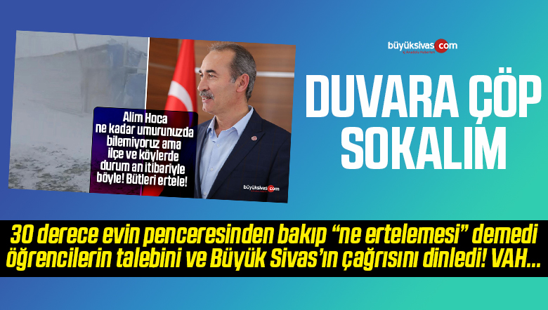 Cumhuriyet Üniversitesi’nde Bütünleme Sınavları Ertelendi