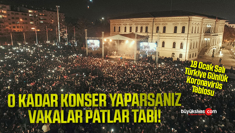 18 Ocak Salı Türkiye Günlük Koronavirüs Tablosu