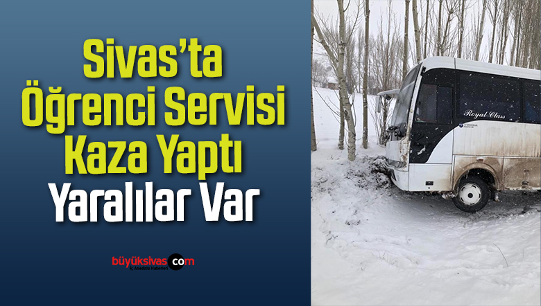 Öğrenci servisi yoldan çıktı 2 öğrenci hafif şekilde yaralandı