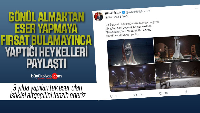 Başkan Bilgin 3 yılda İstiklal Alt Geçidi dışında hangi eseri yaptı?