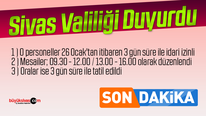 Valilikten “Yoğun Kar Yağışına Karşı Alınan Önlemler” başlıklı duyuru
