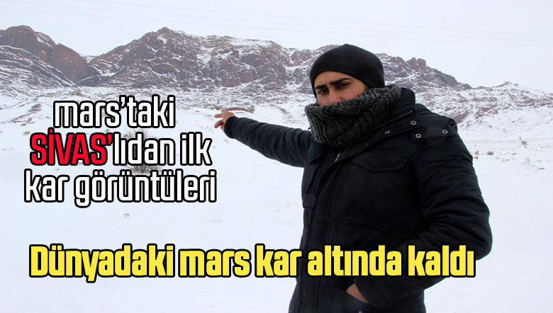 Dünyadaki mars kar altında kaldı