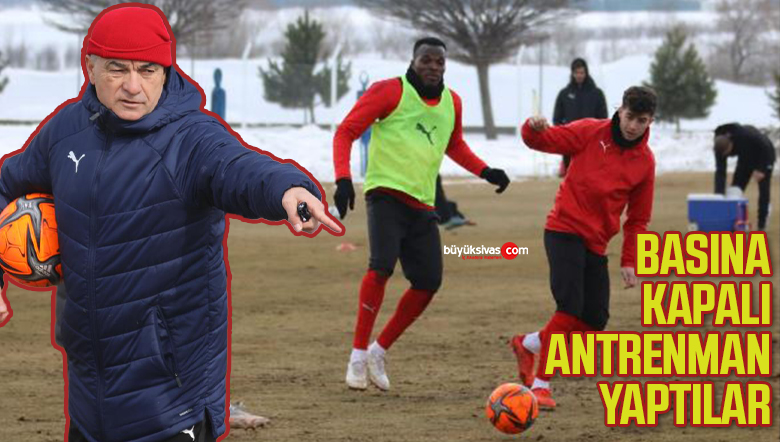 BASINA KAPALI ANTRENMAN