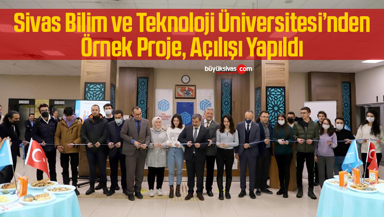 SBTÜ’ den örnek proje, açılışı yapıldı