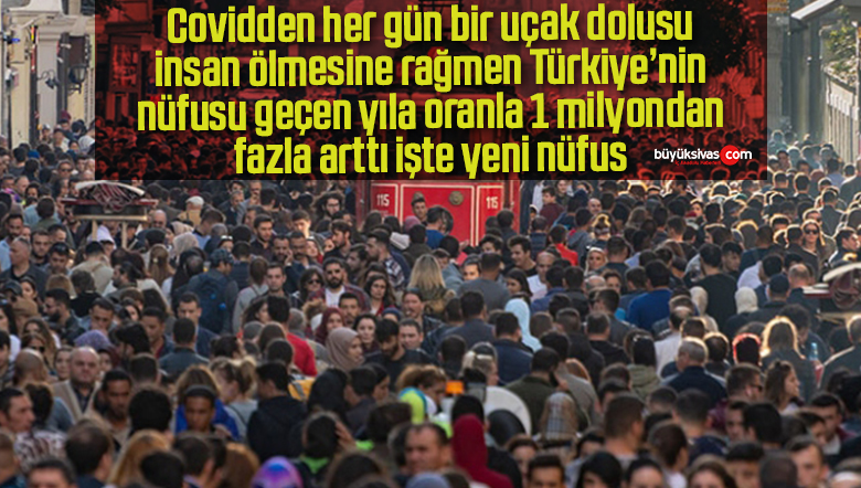 Türkiye nüfusu 84 milyon 680 bin 273 kişi oldu
