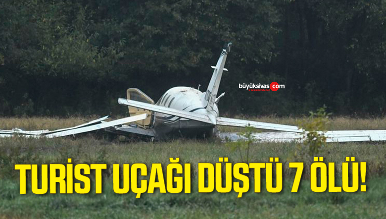 Turistleri Taşıyan Küçük Uçak Düştü: 7 Ölü