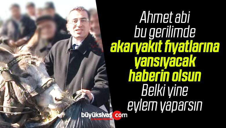 Ahmet abi bu gerilimde akaryakıt fiyatlarına yansıyacak