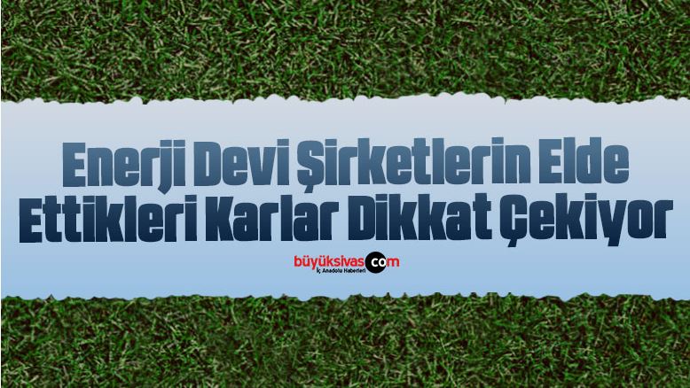 Enerji Devi Şirketlerin Elde Ettikleri Karlar Dikkat Çekiyor