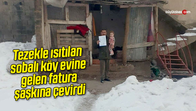 Tezekle ısıtılan sobalı köy evine gelen fatura şaşkına çevirdi