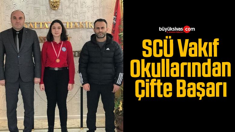 SCÜ Vakıf Okullarından Çifte Başarı