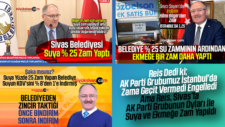 Başkan Erdoğan Suya ve Ekmeğe Yapılan Zamlarla İlgili Belediyeleri Uyardı