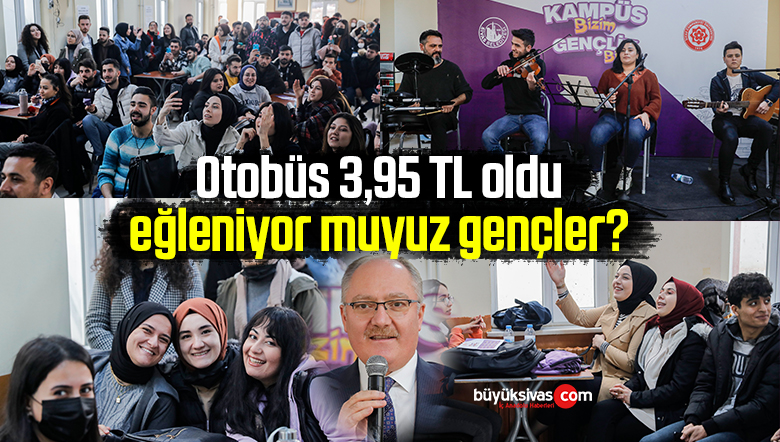 Konser esnasında zam haberi alan öğrencilere soğuk duş