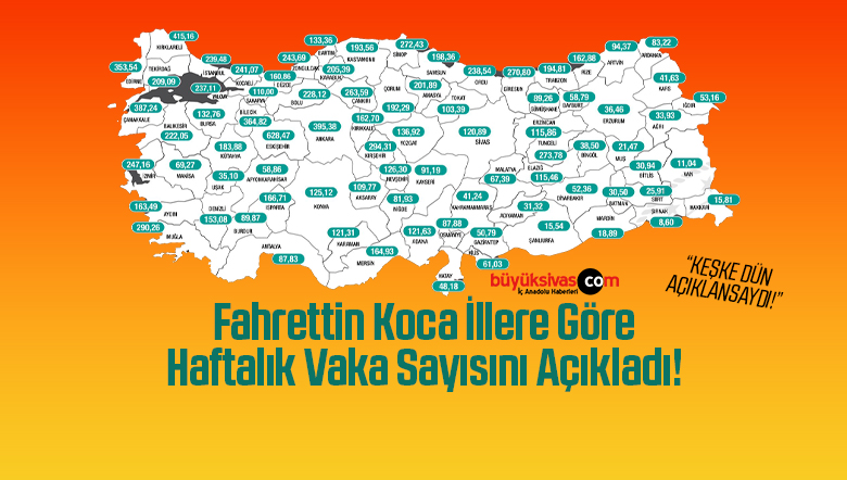 HAFTAL9IK VAKA SAYISI