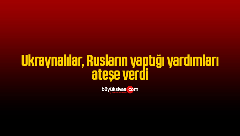 ateşe verdi