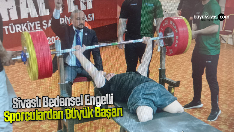 Sivaslı Bedensel Engelli Sporculardan Büyük Başarı