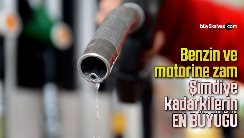 benzin ve motorine zam