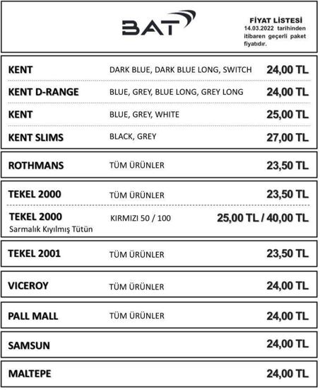 Sigaraya Bir Zam Daha