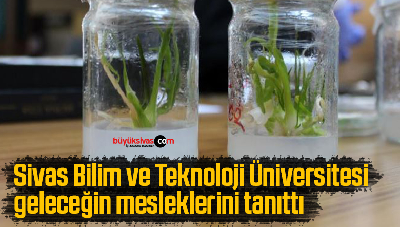 Sivas Bilim ve Teknoloji Üniversitesi geleceğin mesleklerini tanıttı
