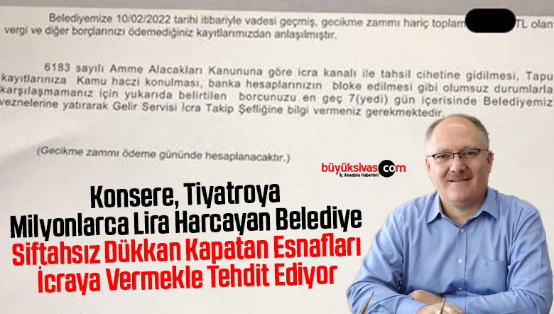 Belediye Paraları Konsere Tiyatroya Harcamaya Devam Ediyor