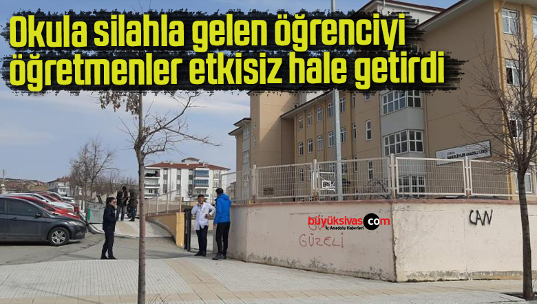 silah getiren öğrenci