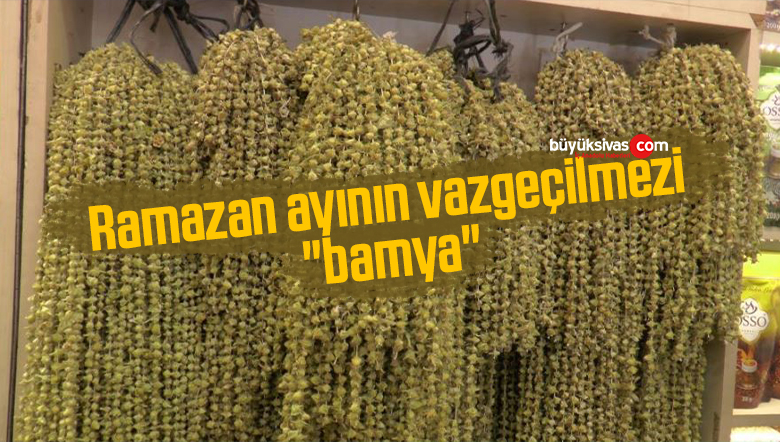 Ramazan ayının vazgeçilmezi “bamya”